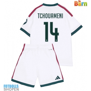 Billiga Real Madrid Aurelien Tchouameni #14 Hemmatröja Barn 2026-27 Kortärmad (+ Korta byxor)
